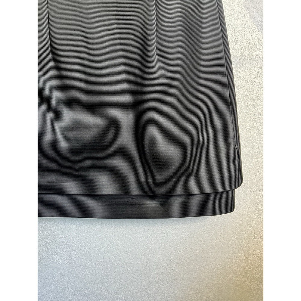 Coast Dress Short Black Strapless Ribbed Tafeta Front Bow US 8 - Picture 6 of 10